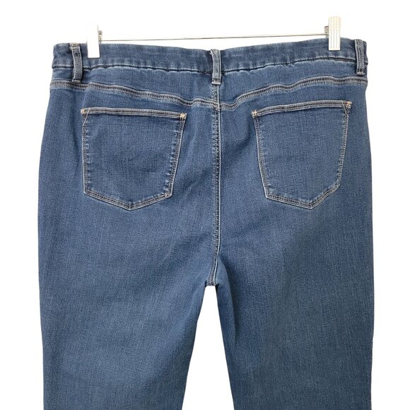 Chicos Ankle Jeans Womens Size 3 Medium Wash Stretch Denim - Picture 4 of 6